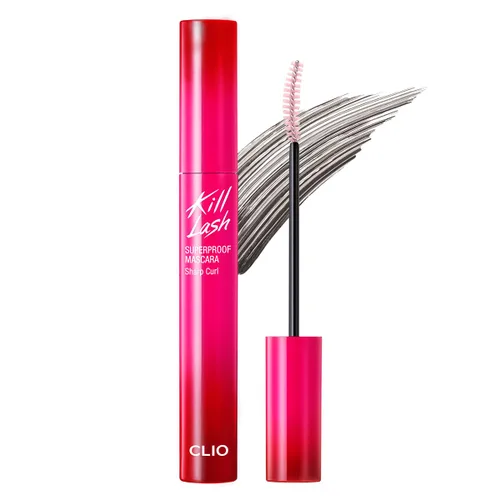 Miniatura 13 de CLIO Kill Lash - Juego de regalo de máscara de pestañas súper resistente al agua, juego de pestañas con rizado largo, mini rizador de volumen y 001