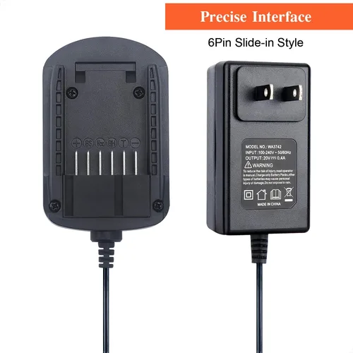 Miniatura 2 de WA3742 Reemplace el cargador de batería de litio worx 20v WA3742 WA3732 para cargar la batería de litio Worx 20V MAX WA3520 WA3525 WA3512 WA3512.1