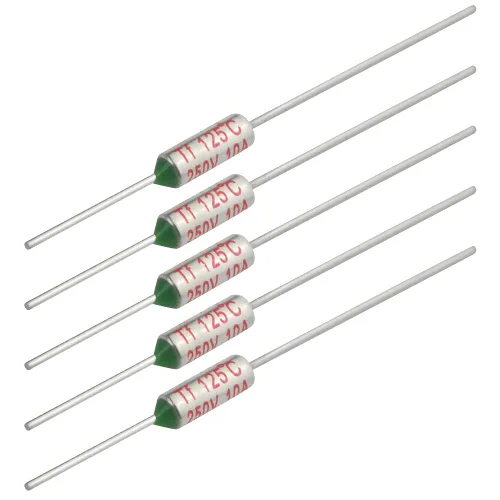 Miniatura 3 de Fusible térmico de 85 piezas 10A 250 V Celsius Circuito Térmico Fusible de temperatura de corte para electrodomésticos Equipo Industrial Eléctrico