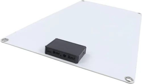 Miniatura 9 de Diydeg Kit de panel solar, módulo fotovoltaico totalmente monocristalino de 250 W, kit de inicio de panel solar con controlador PWM de 10 A, 12 V