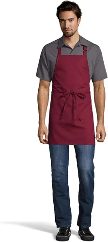 Miniatura 6 de Uncommon Threads Delantal unisex ajustable sin bolsillo para restaurante
