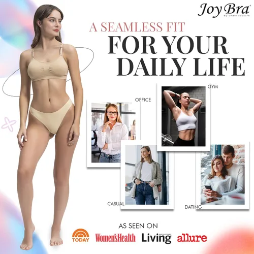 Miniatura 8 de Sujetadores sin costuras con cuello redondo para mujer Brasier deportivo sin varillas de cobertura completa push up para mujer Sujetadores cómodos