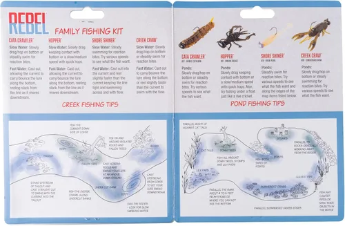 Miniatura 3 de Rebel Kit de pesca familiar - Plásticos blandos Live Flex