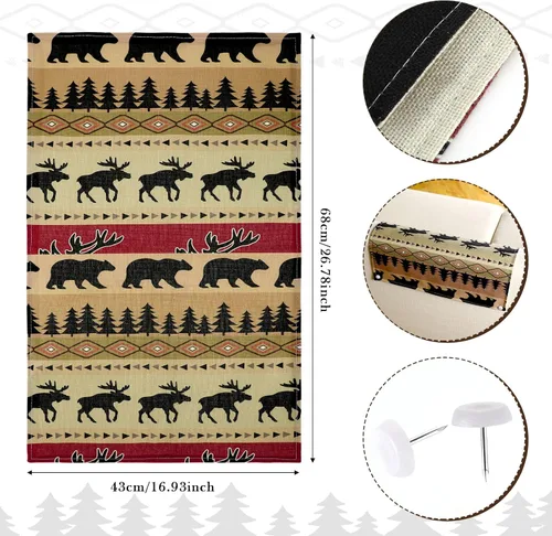 Miniatura 2 de Tegeme Funda para reposacabezas para silla reclinable, protector de reposacabezas estilo animal, protector de sofá, funda de silla para muebles