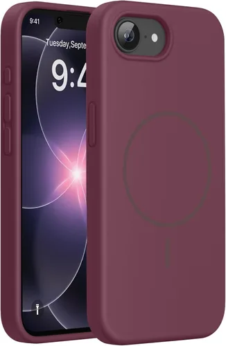 Miniatura 65 de Miracase Funda diseñada para iPhone 13, con protector de pantalla de vidrio templado, forro de microfibra suave antiarañazos, funda de goma