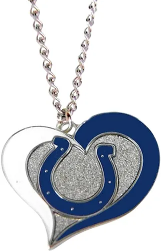 Miniatura 10 de Collar con colgante de corazón en espiral de la NFL - Joyería de regalo para mamá, esposa, hermana, hija, mejor amiga - Regalo ideal