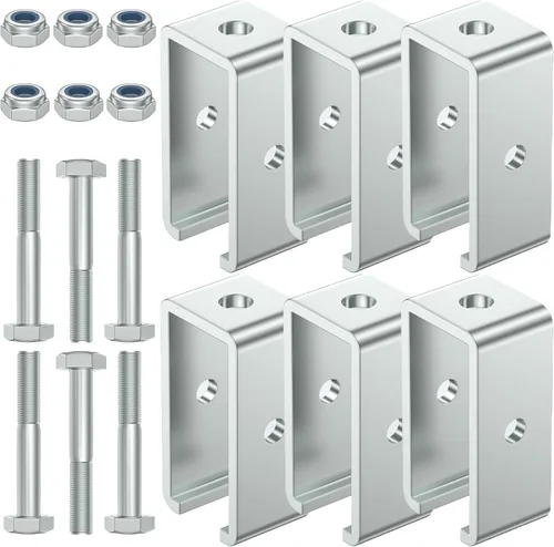 Miniatura 9 de SKTREX Conector de canal de puntal extendido para montaje en canal de puntal de 1-5/8" de ancho y 1-5/8" de altura