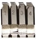 Miniatura 5 de Steel Dragon Tools 37880 Troqueles de tubo HSS de mano derecha 12-R de 1 pulgada compatibles con enhebrador de trinquete RIDGID 37400