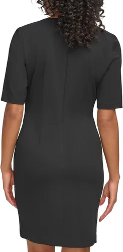 Miniatura 3 de DKNY womens Short Sleeve Side Knot Dress