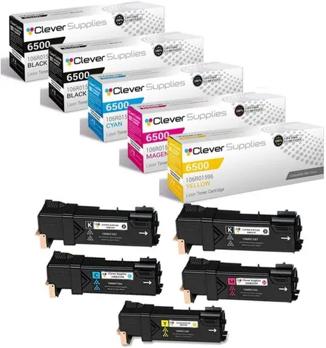 Miniatura 305 de CS compatible Xerox Phaser 6510/WorkCentre 6515 (106r03480) 2 cartuchos de tóner negro para Phaser 6510, WorkCentre 6515 2 negro