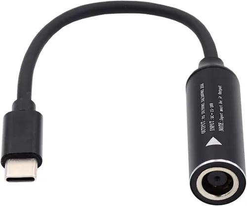 Miniatura 8 de DC Jack 0.098x0.028 in Entrada a USB-C Tipo-C Cable de carga de enchufe de alimentación para teléfono portátil PD9V 5V 20V
