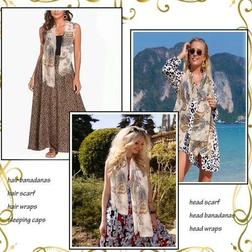 Miniatura 3 de Chales de mujer para primavera, verano, arrugas, pashmina, bufandas de gasa para playa, chal de gasa, bufanda extremadamente suave, Estilo a
