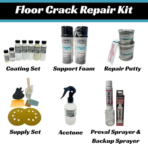 Miniatura 2 de Kit de reparación de bañera para grietas en el piso con color a juego, kit de reparación de fibra de vidrio resistente, reparaciones sin costuras
