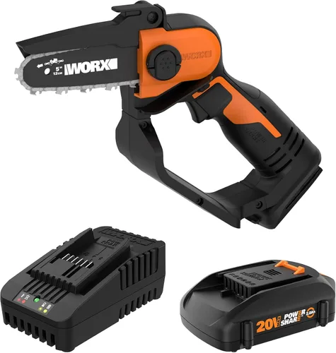 Miniatura 5 de WORX WG320 Power Share JawSaw - Motosierra inalámbrica de 20 V y cadena de motosierra 50022070 WA0161 de 6 pulgadas