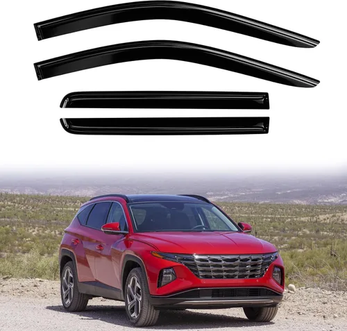 Miniatura 58 de Viseras de ventana protectores de lluvia para Chevy Equinox 2018 2019 2020 2021 2022 2023 2024