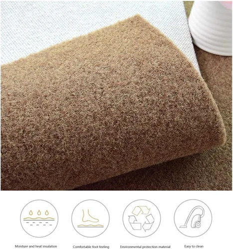 Miniatura 4 de Tapete para silla de oficina, alfombra redonda multiusos antideslizante, resistente al desgaste para suelo de azulejos, silla rodante y escritorio