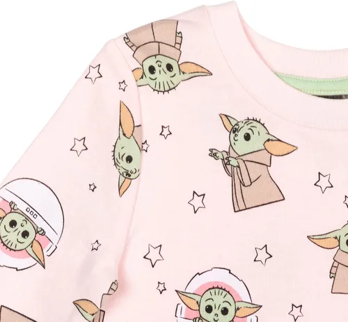 Miniatura 5 de STAR WARS Mandalorian The Child - Sudadera de rizo francés para niñas, color rosa, Rosado
