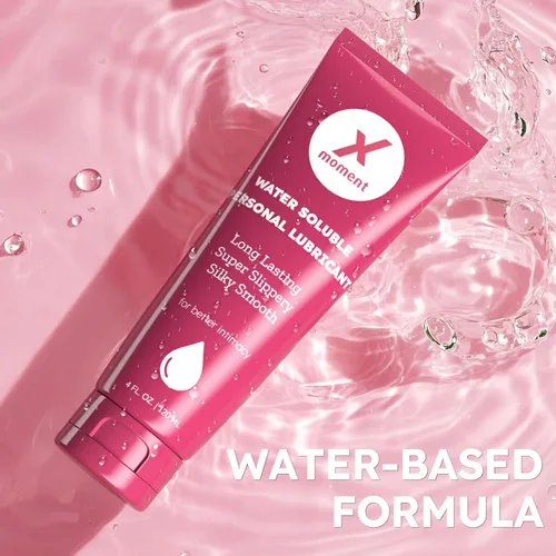 Miniatura 4 de Lubricante a base de agua, lubricante personal líquido de 4 onzas líquidas para hombres, mujeres y parejas, lubricante natural suave y sedoso que