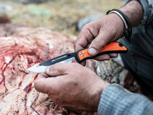 Miniatura 2 de Outdoor Edge 3.0" RazorLite EDC - Navaja plegable EDC de cuchilla reemplazable con clip de bolsillo y apertura de una mano para llevar a diario Azul