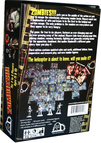 Miniatura 2 de Twilight Creations, Zombies Third Edition - Juego de mesa Zombie Survival - para 2-6 jugadores, a partir de 15 años