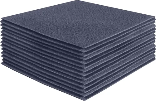 Miniatura 98 de FabricLA Hojas de fieltro acrílico para manualidades, cuadrados de fieltro precortados suaves de 4 x 4 pulgadas (3.9 in x 3.9 in), utiliza hojas
