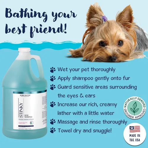 Miniatura 4 de Bobbi Panter Moisture & Shine - Champú para perros con aceite de argán, manzanilla y menta, fórmula natural nutritiva profunda para un pelaje suave