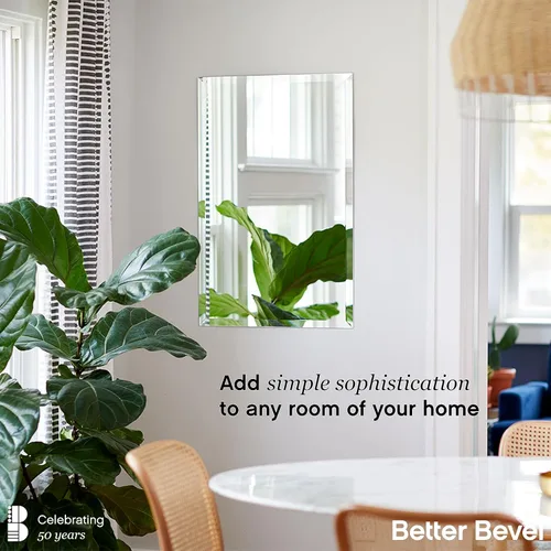 Miniatura 2 de Better Bevel - Espejo rectangular sin marco, espejo de pared de baño de 20 x 30 pulgadas con borde biselado Rectángulo - Borde biselado