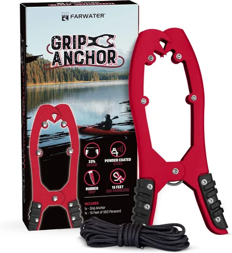 Miniatura 12 de Empuñadura de anclaje para canoa – barco, tubo de flotador y accesorios de pesca en kayak, equipo de kayak – Anclaje de abrazadera de cepillo