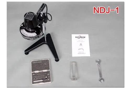 Miniatura 2 de Fluidímetro rotatorio NDJ-1 del metro del probador de viscosidad del viscosímetro rotatorio del laboratorio