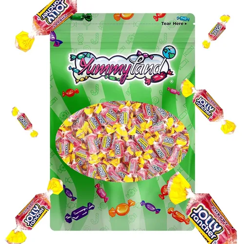 Miniatura 8 de Jolly Racher - Caramelos duros de cereza, envueltos individualmente, bolsa de dulces a granel, 1 libra (16 onzas)