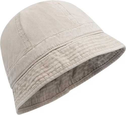 Miniatura 6 de Croogo Sombrero de pescador lavado retro sombrero de playa unisex al aire libre pescador gorra floppy sol safari verano sombrero