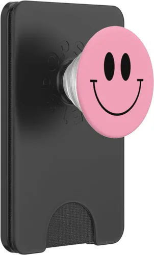 Miniatura 7 de Pink Smile Face Happy Smiling Emoticon Retro 90s y2k PopSockets Standard PopGrip