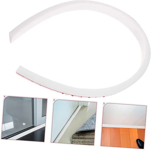 Miniatura 9 de DOITOOL Protector para bañera, barrera de agua para ducha, tapón de agua para piso, 19.7 in, silicona resistente, autoadhesiva para un fácil montaje