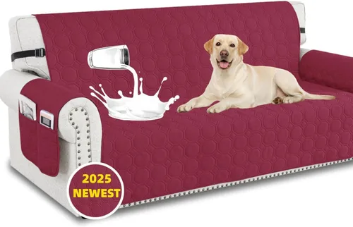 Miniatura 22 de XINEAGE Funda 100% impermeable para silla y sofá para mascotas, funda antideslizante para sofá, fundas lavables para silla, protector de muebles