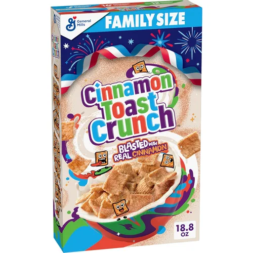 Miniatura 11 de Cinnamon Toast Crunch Taza de cereales para desayuno, cereal de una sola porción, 2 onzas (paquete de 12)