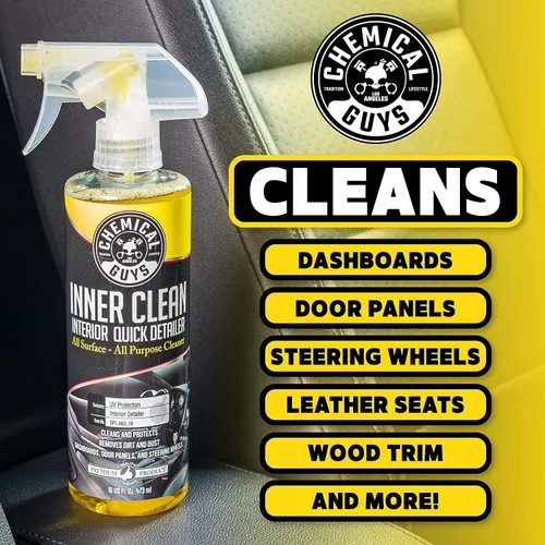 Miniatura 4 de Chemical Guys HOL123 - Kit de limpieza de coche para interior y exterior, 14 artículos incluyendo (7) productos químicos de 16 onzas