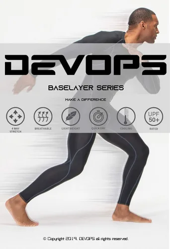Miniatura 7 de DEVOPS Paquete de 3 camisas de compresión atléticas sin mangas para hombre