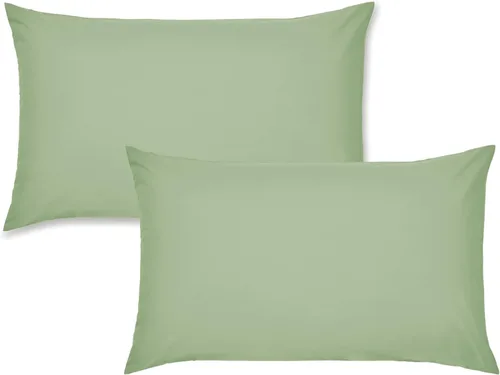 Miniatura 13 de Funda de almohada de viaje de 12 x 18 pulgadas, paquete de 2 piezas, 100% algodón egipcio, cierre de cremallera, 500 hilos, funda de almohada