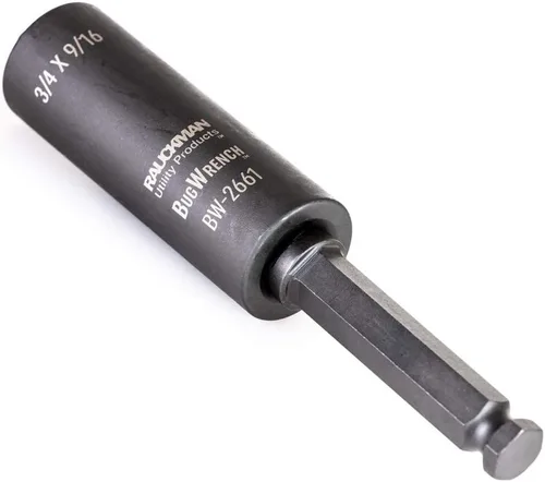 Miniatura 4 de Rauckman Utility Product Impact Adapter - Extensión cuadrada de 1/2 pulgada, tamaño hexagonal de 7/16 pulgadas, para tomas de impacto