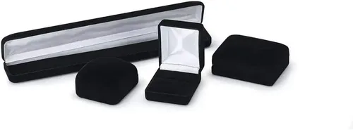 Miniatura 3 de Anillo de boda de borde biselado negro de 0.315 in con incrustaciones de madera de ajuste cómodo