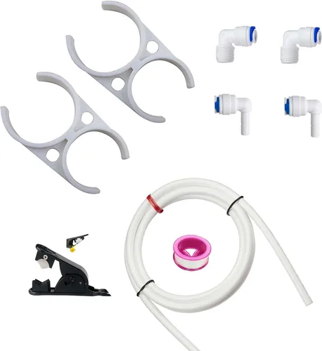 Miniatura 4 de EZRODI - Paquete de 2 clips de membrana de ósmosis inversa de 2.5 pulgadas para sistemas de ósmosis inversa estándar/instalación de filtración