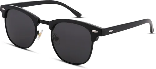 Miniatura 18 de Pro Acme Gafas de sol polarizadas semi sin montura con protección UV 400 para mujeres y hombres