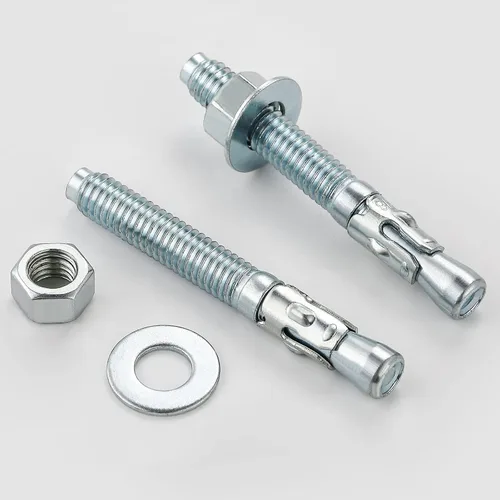 Miniatura 4 de Wensilon 1/4x2-1/4 100Pcs Anclajes estándar en pulgadas de alta resistencia para anclajes de cuña de zinc para cemento y hormigón