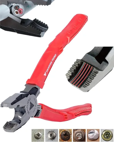 Miniatura 4 de VamPLIERS - Las mejores pinzas del mundo VT-001-S2F, alicates para extraer tornillos oxidados/dañados, regalo de navidad ideal para compañeros
