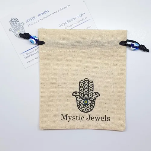 Miniatura 6 de Mystic Jewels - Colgante de plata de ley 925 con forma de gota de cristal con cadena de plata (forma de ojo)