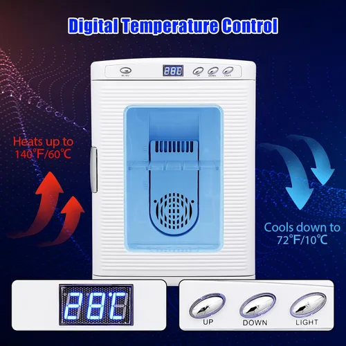 Miniatura 3 de Incubadora científica de 25 L, laboratorio de incubadora digital de calefacción y refrigeración, control preciso de temperatura de 10 a 140.0 °F