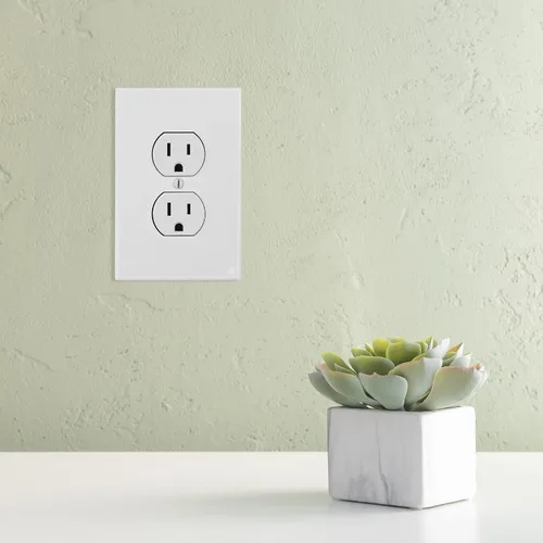 Miniatura 7 de Questech Cubiertas de tomacorrientes, placas de pared dúplex individuales, placas de interruptor de 1 banda, cubiertas de toma de corriente