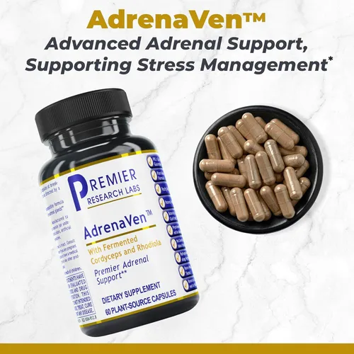Miniatura 2 de Premier Research Labs AdrenaVen - Suplemento de salud suprarrenal, apoya la salud de las glándulas suprarrenales y la respuesta al estrés, salud