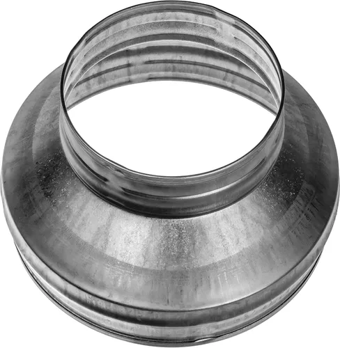 Miniatura 10 de Repa Market Reductor de conducto redondo macho de 4 a 3 pulgadas - Acoplador/aumentador de tubo de acero galvanizado - Acoplamiento para sistemas