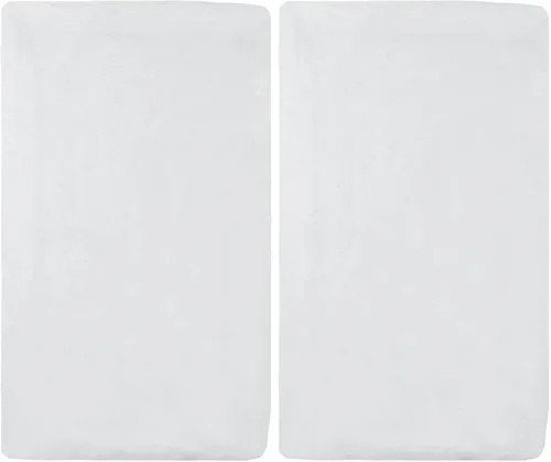 TL Care Sábana bajera ajustable de punto de jersey de 18 x 36 pulgadas de algodón 100 % natural, suave, transpirable, para niños y niñas (paquete de